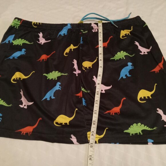 Unique handmade short skirt/swimsuit cover with dinosaur patterns - Picture 3 of 4
